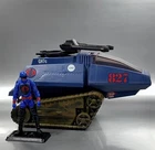 Hasbro GI Joe COBRA HISS TANK (Blue) w/ RIP IT Driver 3.75" Figure