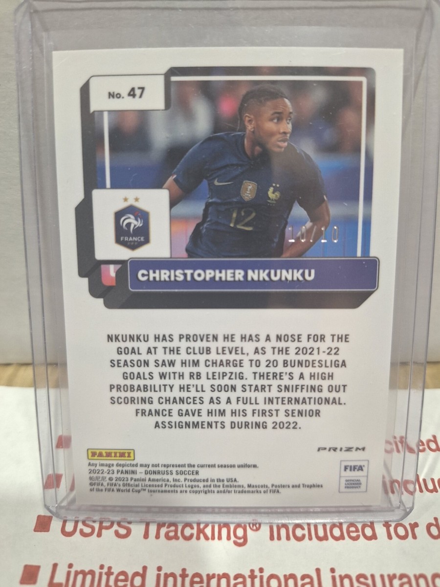 2022-23 Panini Optic Fifa CHRISTOPHER NKUNKU 10/10 Gold Prizm | eBay