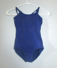Eurotard Girls Blue Leotard Size X-Large EUC  