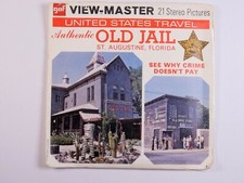 View-Master Authentic Old Jail St Augustine FL 3 reel packet A938- GE