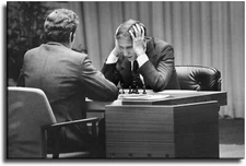 Bobby Fischer Vs Boris Spassky Poster Decorative Painting Canvas Wall Art