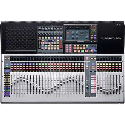 New PreSonus StudioLive 64S 64-channel Digital Mixer; Factory Sealed