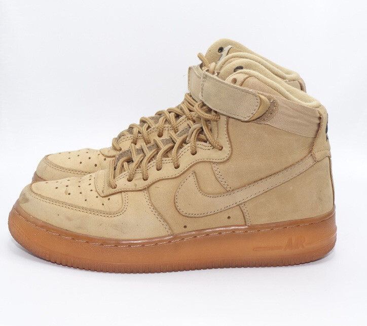nike air force high gs flax
