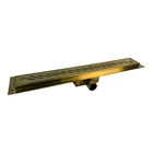 Shower Drain Wet Room Linear 600mm Gold Floor Channel Drain Waste Trap