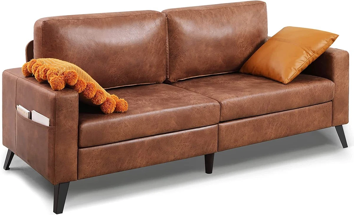 Ebay leather lounge sale