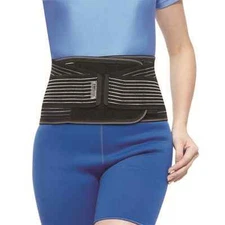 Centron Medical Grade Bamboo Charcoal Lumbar Support With 6 Stays w/ Double Pull