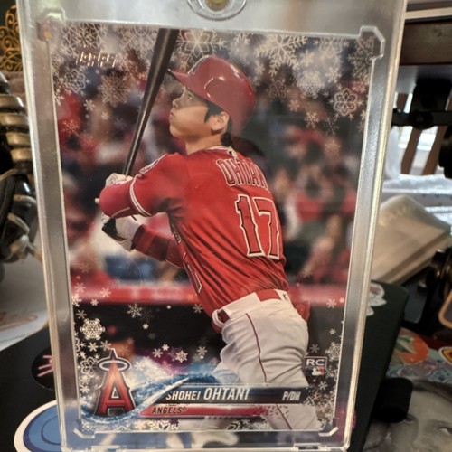 Topps 2018 Holiday Shohei Ohtani Rookie Snowflake RC #HMW17 Angels