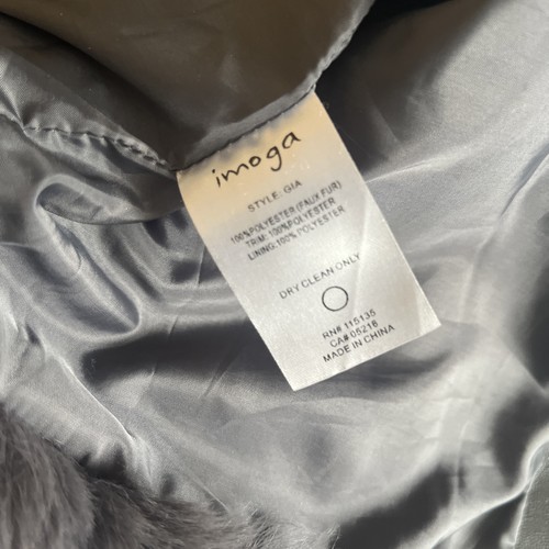 Chaleco sin mangas suave gris piel sintética IMOGA para niñas talla 14 - Imagen 5 de 7