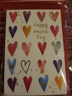 Hallmark Pack of Valentines Day Cards, Happy Heart Day (6 Valentine's Day Cards