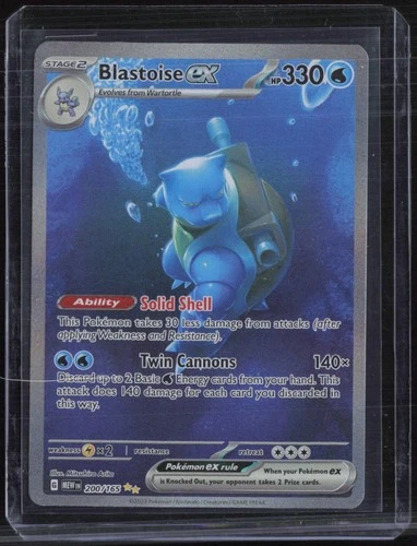 2023 Pokemon MEW EN Special Illustration Rare #200 Blastoise ex #1