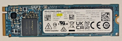 KIOXIA 512GB M.2 2280 NVMe PCIe Gen3 x4 SSD KXG6AZNV512G Tested