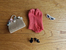 Vintage 60er Coral Badeanzug Handtasche Barbie Accessories #923 PAK Fashion