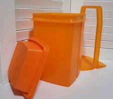 Tupperware Pickle Pepper Olive Pick A Deli Orange 1560 Base Lid Strainer Keeper