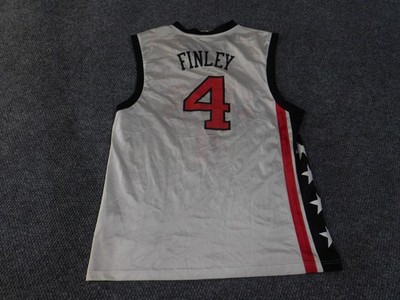 USA Basketball Jersey Mens Large NBA Basketball Michael Finley