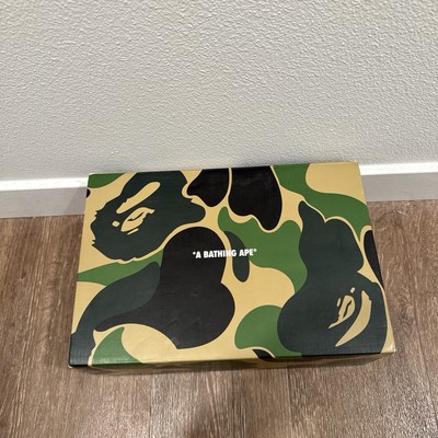 A Bathing Ape Bape SK8 Sta Beige Size 9.5 US   100% Authentic With Original Box