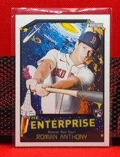 2025 TOPPS HERITAGE RED SOX ROMAN ANTHONY ROOKIE THE ENTERPRISE TE-RA