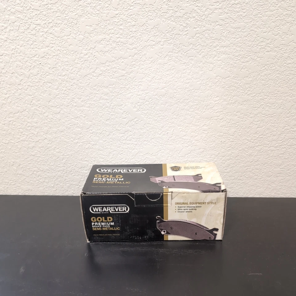 Juego de pastillas de freno Mercedes-Benz-Pastillas delanteras semimetálicas premium CARQUEST GMKD872 Foto 2 de 3