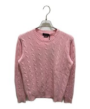POLO RALPH LAUREN Cashmere cable knit Size: S Pink MNPOSWE16820208 Men Authentic