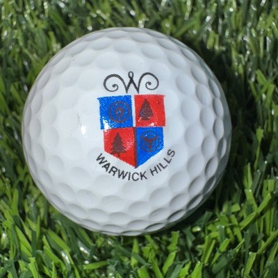 Warwick Hills Golf Course & Country Club Logo Golf Ball Grand Blanc MI