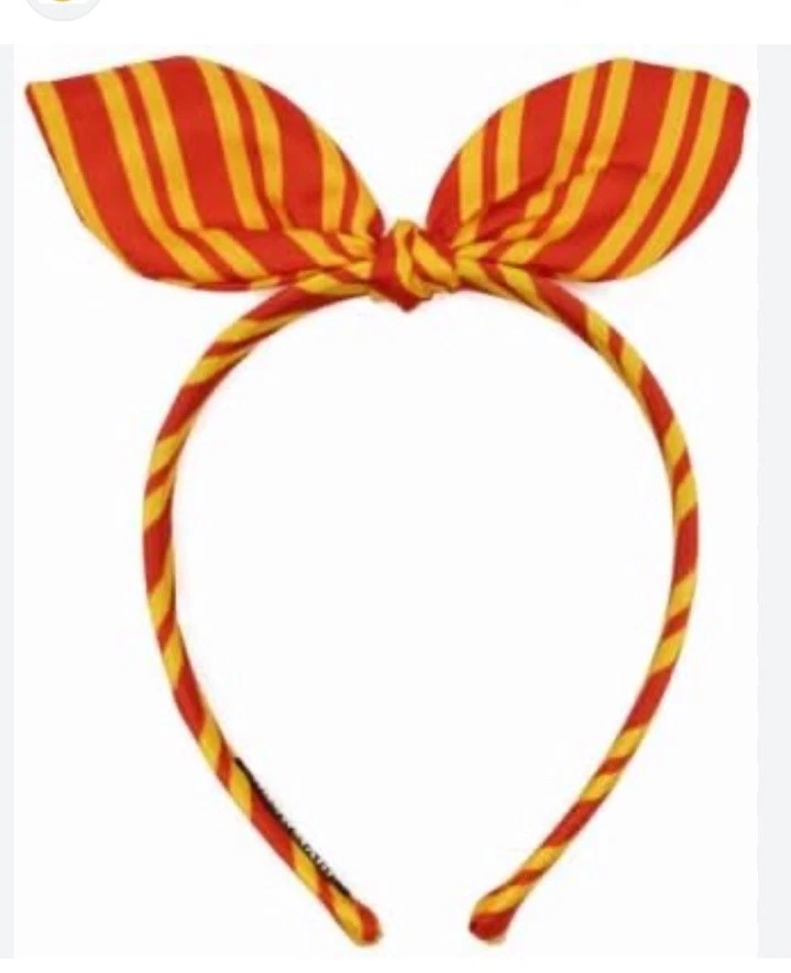 Diadema a Rayas Mago Casa Mágica Lazo Anudado Prendas para la cabeza Disfraz de Halloween Rojo Foto 2 de 4