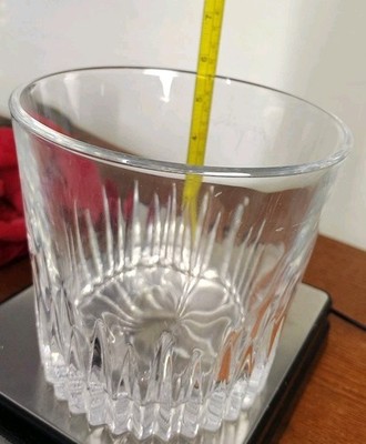 Vintage Ice bucket, Lead Crystal Glass #874 (Big and heavy) with scratches