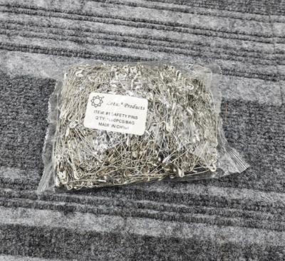 (QTY 20000) Lotus Products Safety Pins #1 Heavy Duty Silver Color Durable