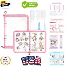 Sticker Organizer Binder Sticker Storage Organizer Reusable Sticker Book Coll...