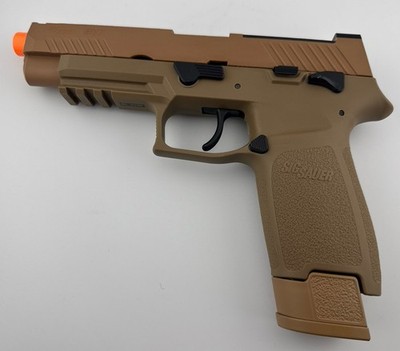 Sig Sauer P320-M17 Battery Air Pistol (Coyote Tan) Airsoft Gun