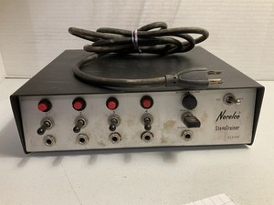 Vintage 1970 Norelco Steno Trainer Audio Model Fm-4TA-N Microphone loop Looper ?