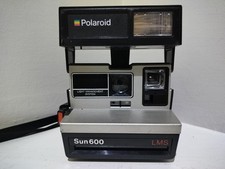 Polaroid Sun 600 LMS Vintage Instant Film Camera w/ Strap
