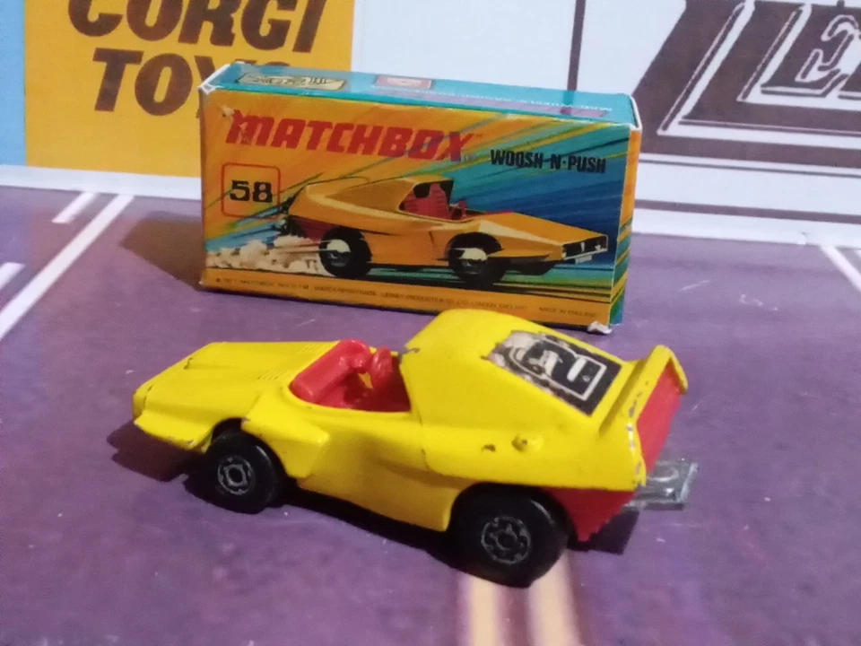 Matchbox Superfast #58. Woosh - N - Push with Reproduction Box - Image 4 of 4