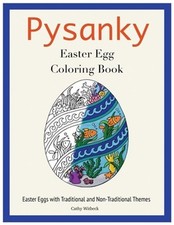 Pysanky Easter Egg Coloring Book Paperback or Softback
