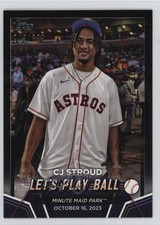 2024 Topps Series 2 2023 Let's Play Ball Black 245/299 CJ Stroud #PB-1 lz7