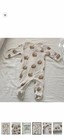 Petit Lem On The Ark Cream Print Sleeper 3 Months 100% Cotton — photo 5