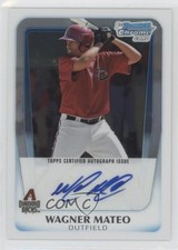 2011 Bowman Chrome Prospects Auto Wagner Mateo #BCP88 Auto sh7