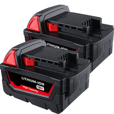 For Milwaukee M18 Lithium XC 6.0 AH Extended Capacity Battery 48-11-1860 2 PACK