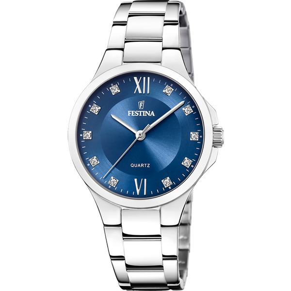 Festina Damenuhr Armbanduhr Damen Uhr Mademoiselle Edelstahl F20582/3-image
