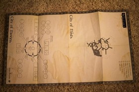 NO GAME- Lunacy Map CITY OF MOONS Authentic Instruction Book Manual SEGA SATURN