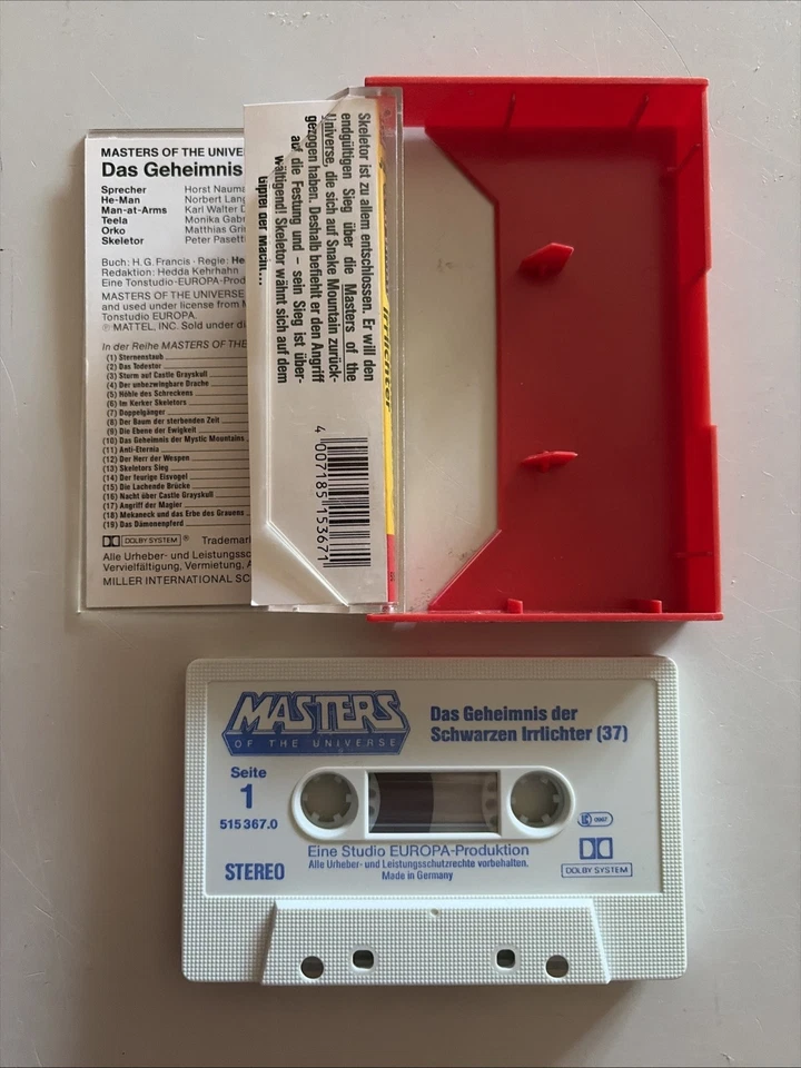 MC Kassette He-Man, Masters of the Universe, Folge 37 letzte Folge EUROPA MOTU - Bild 2 von 4