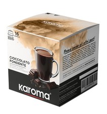 Cioccolato Fondente Karoma® 96 Capsule Dolce Gusto - Bevanda Calda al Cacao