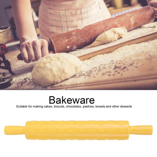 (Chrysanthemum)Fondant Cake Embossing Rolling Pin Baking Dough Roller US - Picture 8 of 16