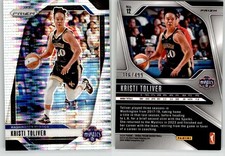 Kristi Toliver 2024 WNBA Prizm Silver Pulsar #12 /499 Washington Mystics