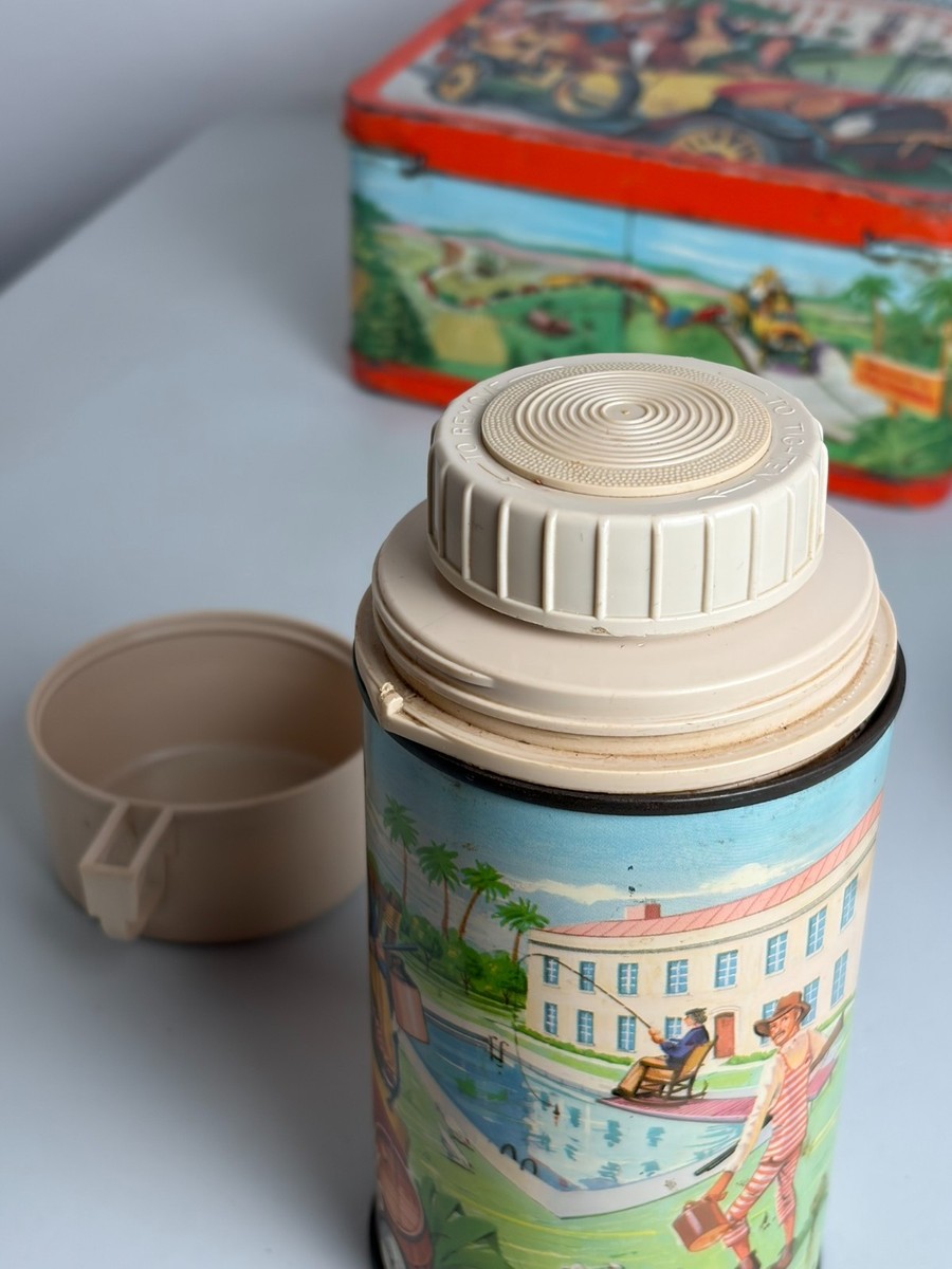 VINTAGE BEVERLY HILLBILLIES Metal LUNCHBOX AND THERMOS Aladdin | eBay