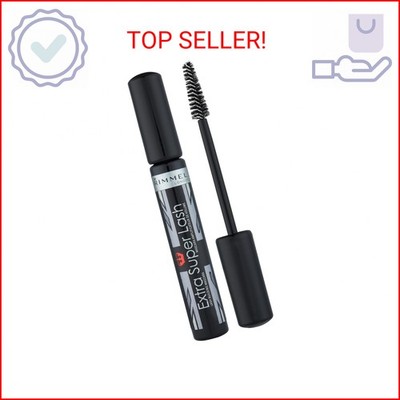 Rimmel Extra Super Lash Mascara, Black, 0.27 Fluid Ounce