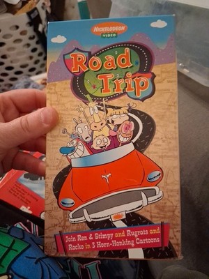 Nickelodeon Road Trip VHS 1995 Rugrats Ren &Stimpy Rocko's Modern