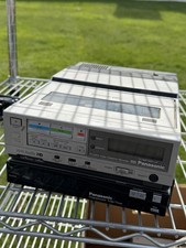 VTG 1984 Panasonic PV-9000 & PV-A860 Portable Video Cassette Recorder VHS Tested