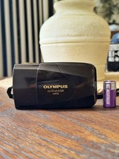 OLYMPUS STYLUS EPIC LIMITED 35mm Film Camera- Burgundy Gold FILM TESTED SEE PHOT