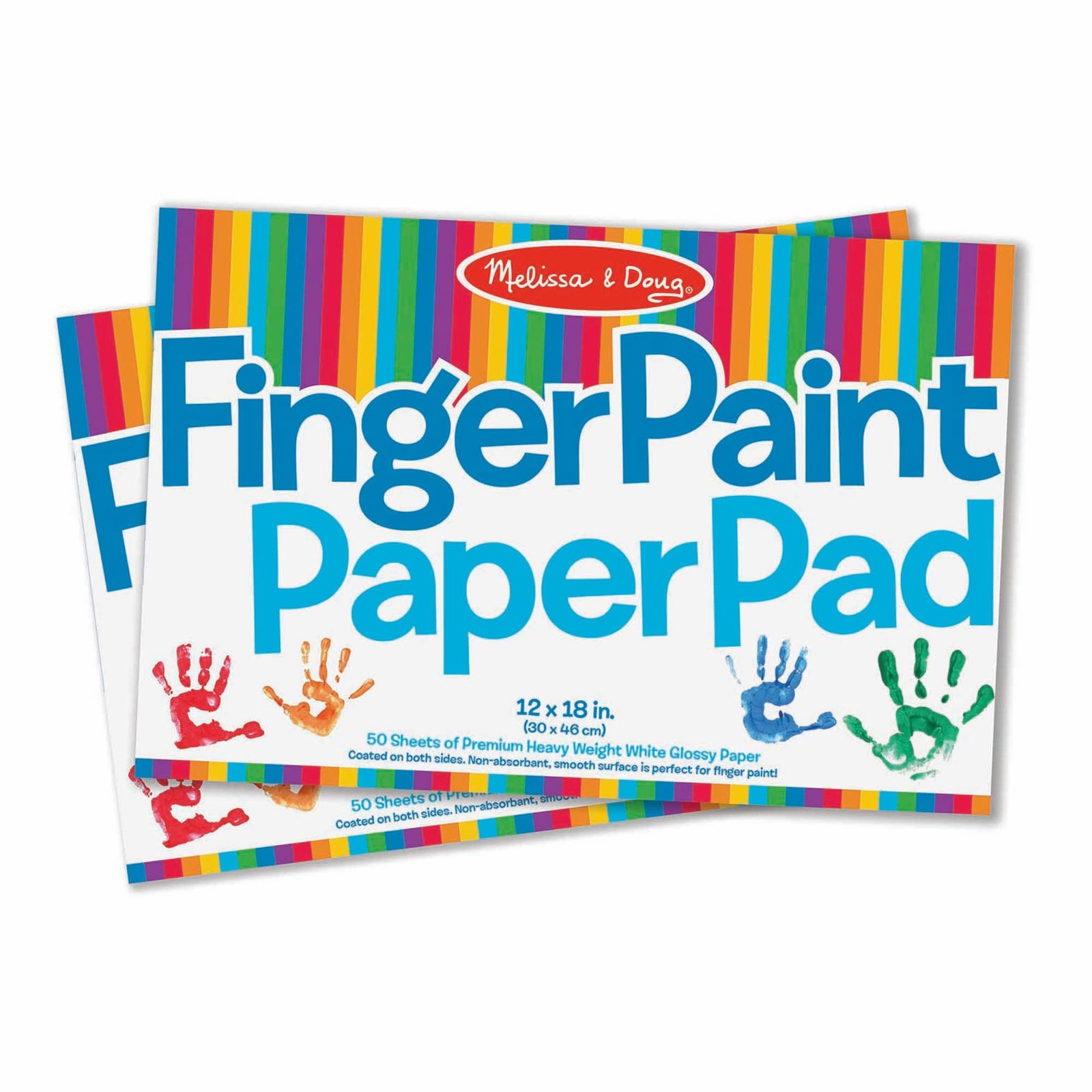  Melissa & Doug Finger Paint Paper Pad (12 x 18 inches) - 50 She