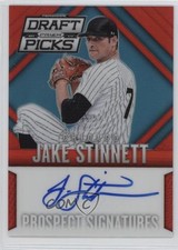 2014 Prizm Perennial Draft Picks Prospect Signatures Red Jake Stinnett Auto 0d4