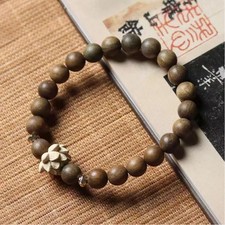 Bodhi Tibetan Buddhist Mala Bracelet Sandalwood Bracelet Peach Wood Lotus Beads